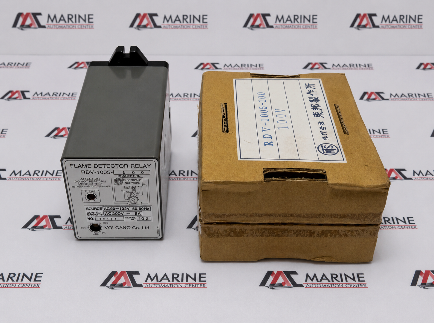 Volcano RDV-1005-100 Flame Detector Amplifier / Flame Monitoring Relay