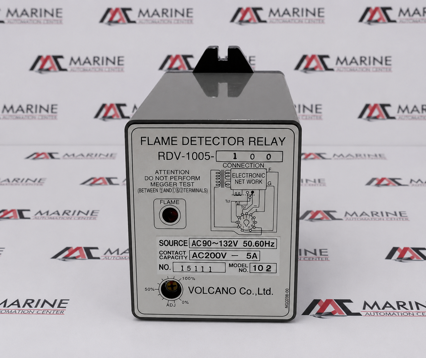 Volcano RDV-1005-100 Flame Detector Amplifier / Flame Monitoring Relay thumbnail