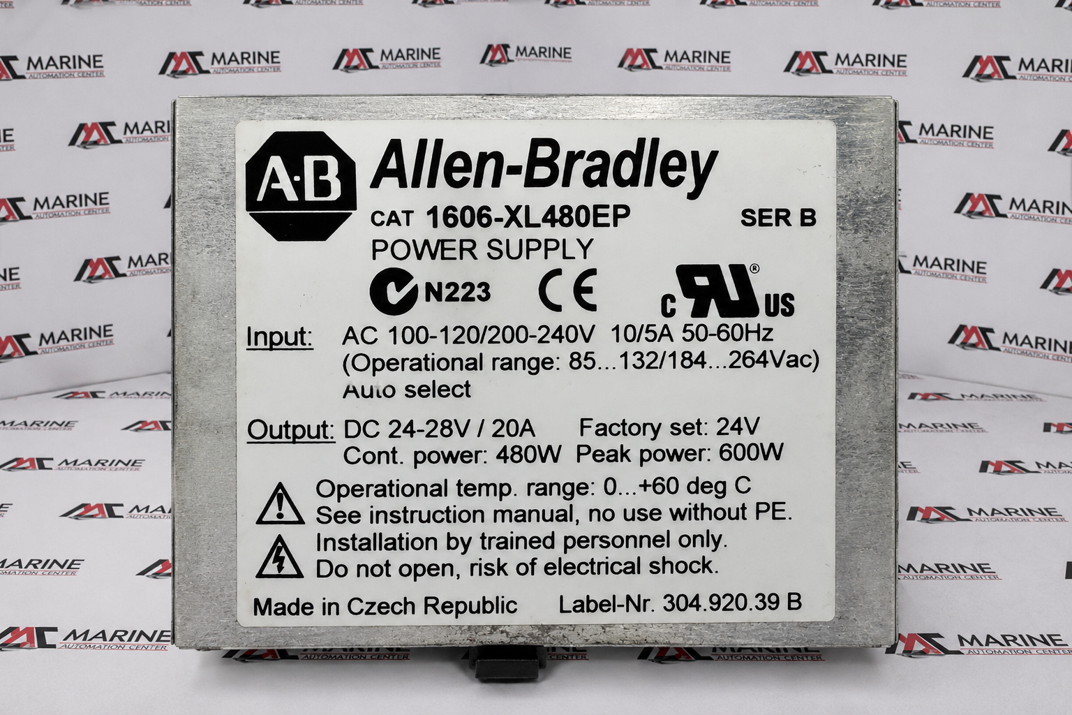 Allen-Bradley 1606-XL480EP Industrial Switching Power Supply thumbnail