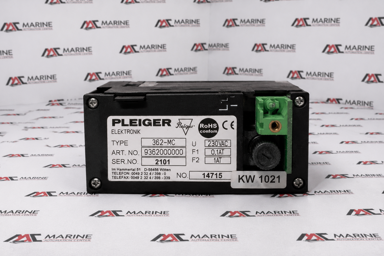 Pleiger MULTIFUNCTION CONTROLLER 362-MC thumbnail