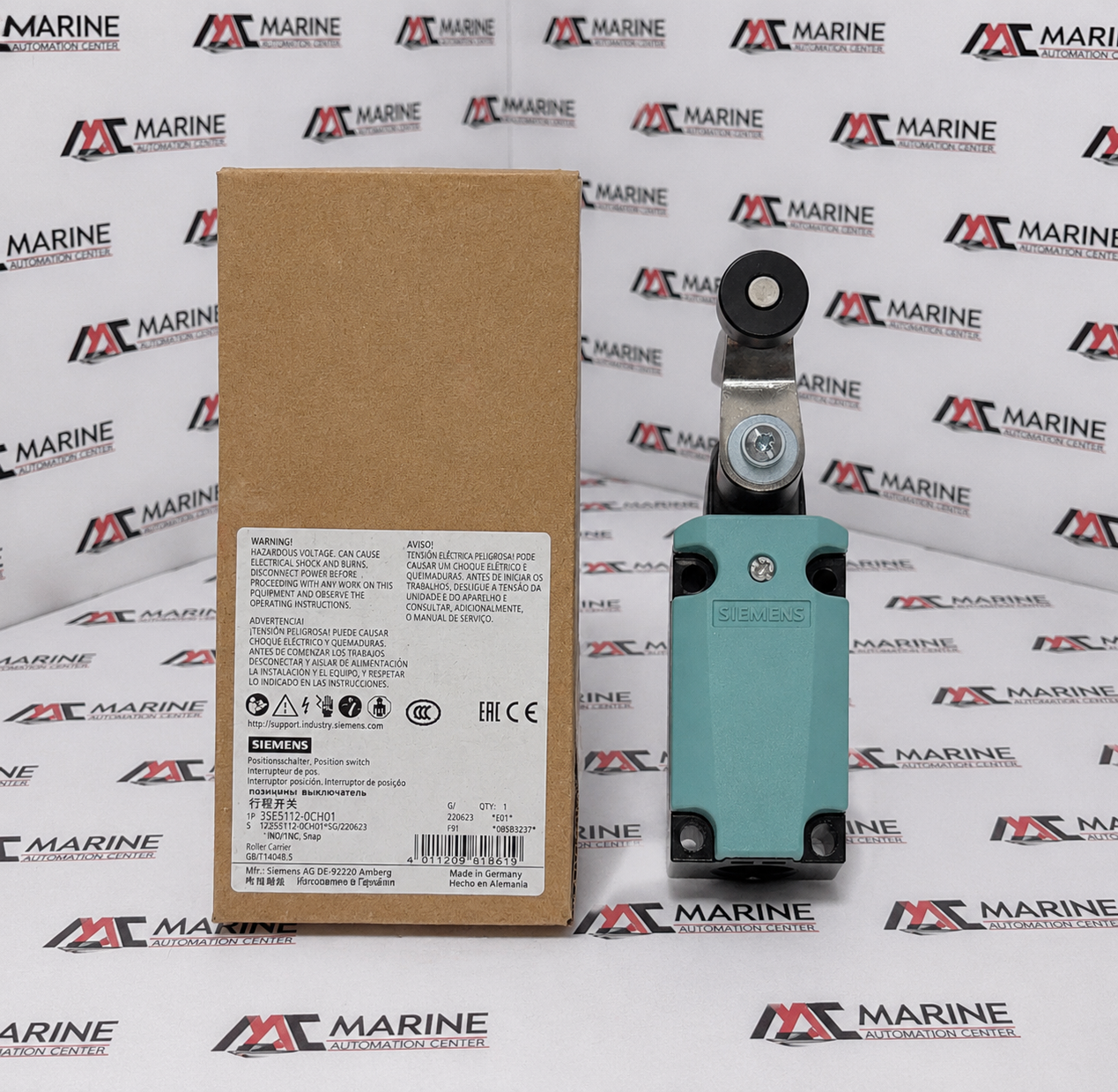Siemens 3SE5112-0CH01 Position Switch (Limit Switch)