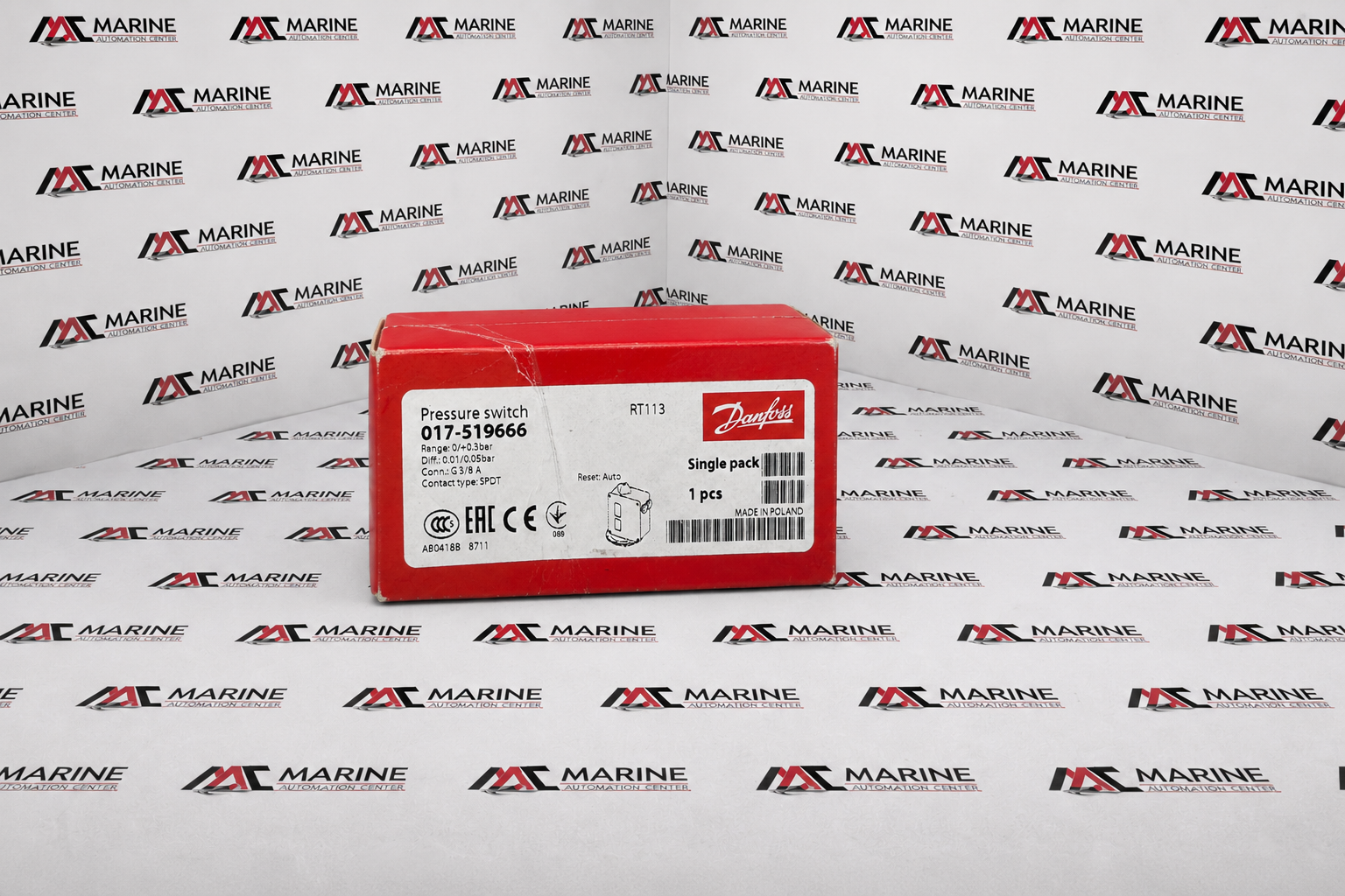 Danfoss RT113 Mechanical Pressure Switch thumbnail