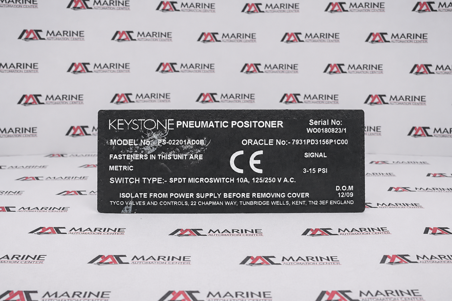 Keystone PS-02201AD0B Pneumatic Positioner thumbnail