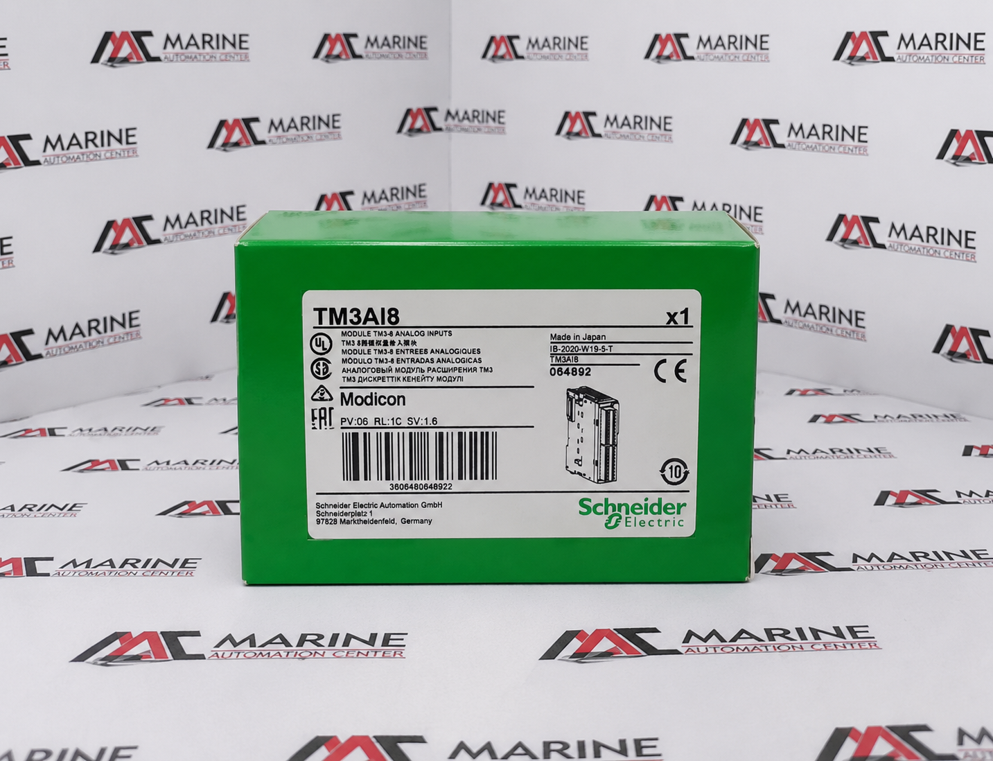 Modicon TM3 Analog Input Module — 8 Temperature Inputs thumbnail