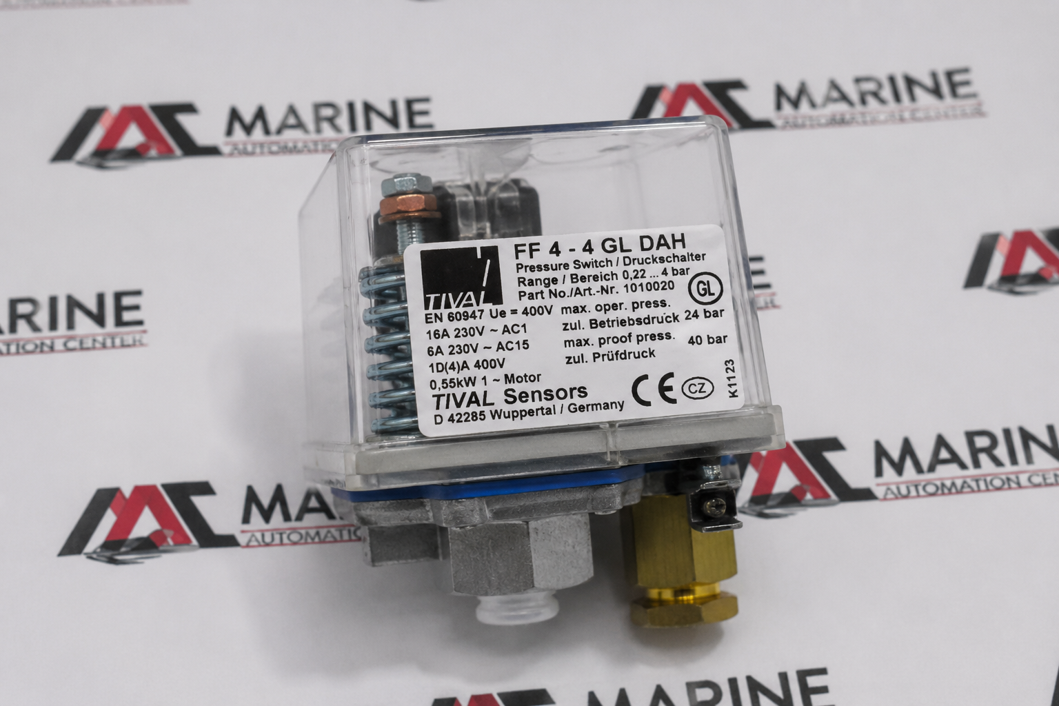 TIVAL Sensors FF 4 - 4 GL DAH Pressure Control Switch thumbnail