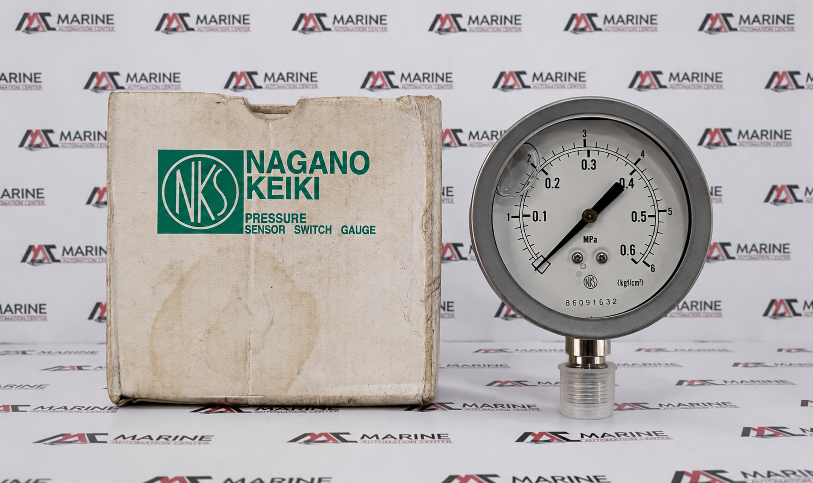 Nagano Keiki (NKS) Pressure Sensor Switch Gauge GV51-133 thumbnail