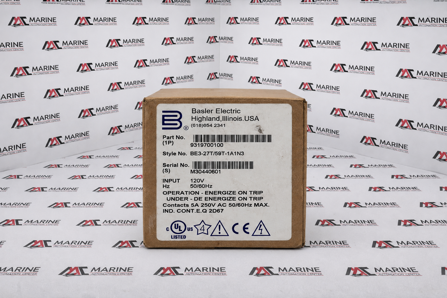 Basler Electric BE3-27T/59T Over/Undervoltage Relay