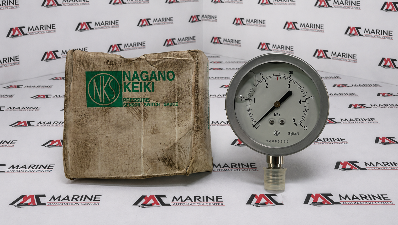 Nagano Keiki Pressure Sensor Switch Gauge GV51-133 thumbnail