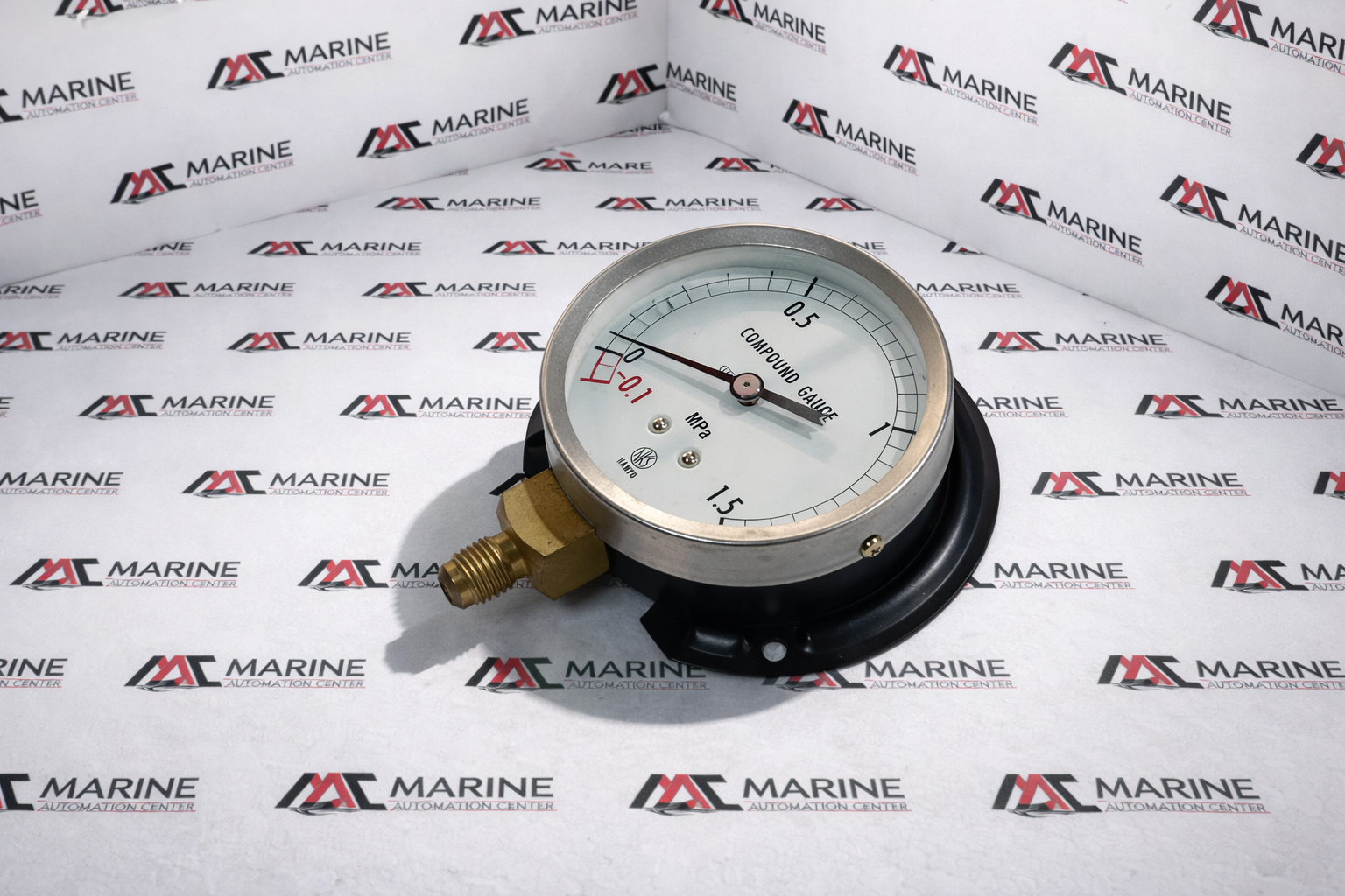 Nagano Keiki Compound Pressure Gauge BI 1/8 75 × 1.5 MPa