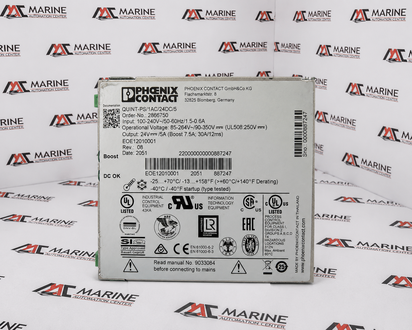 Phoenix Contact QUINT-PS/1AC/24DC/5 Power Supply thumbnail