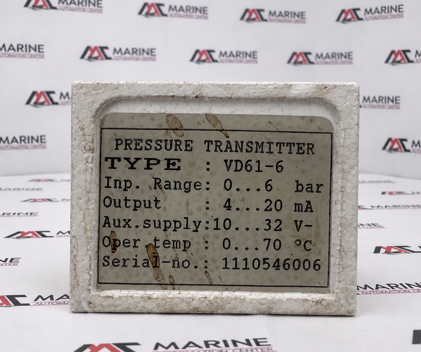 NORIPRESS Pressure Transmitter VD61-6 thumbnail