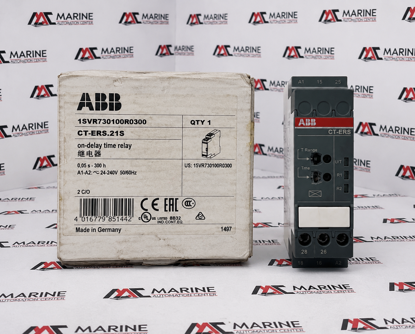 ABB STOTZ-KONTAKT GmbH Electronic On-Delay Time Relay CT-ERS.21S