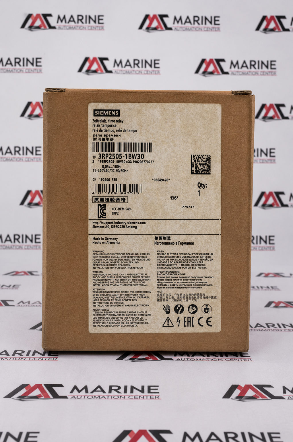 Siemens SIRIUS 3RP2505-1BW30 Multifunction Time Relay thumbnail