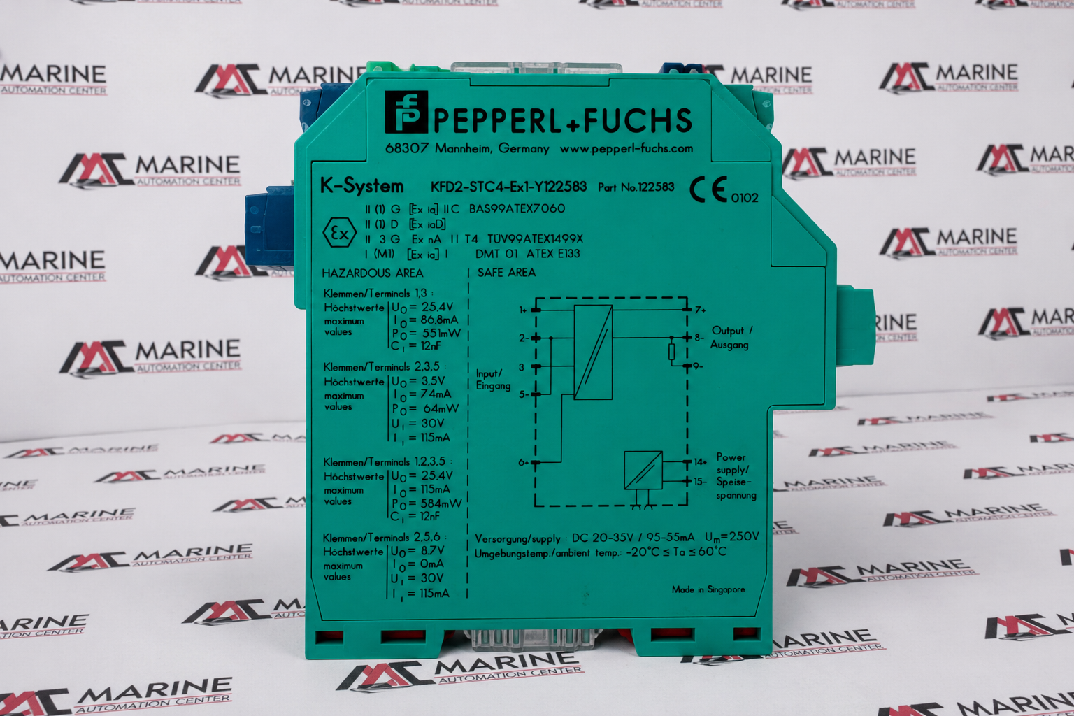 Pepperl+Fuchs KFD2-STC4-Ex1-Y122583 Transmitter Power Supply thumbnail