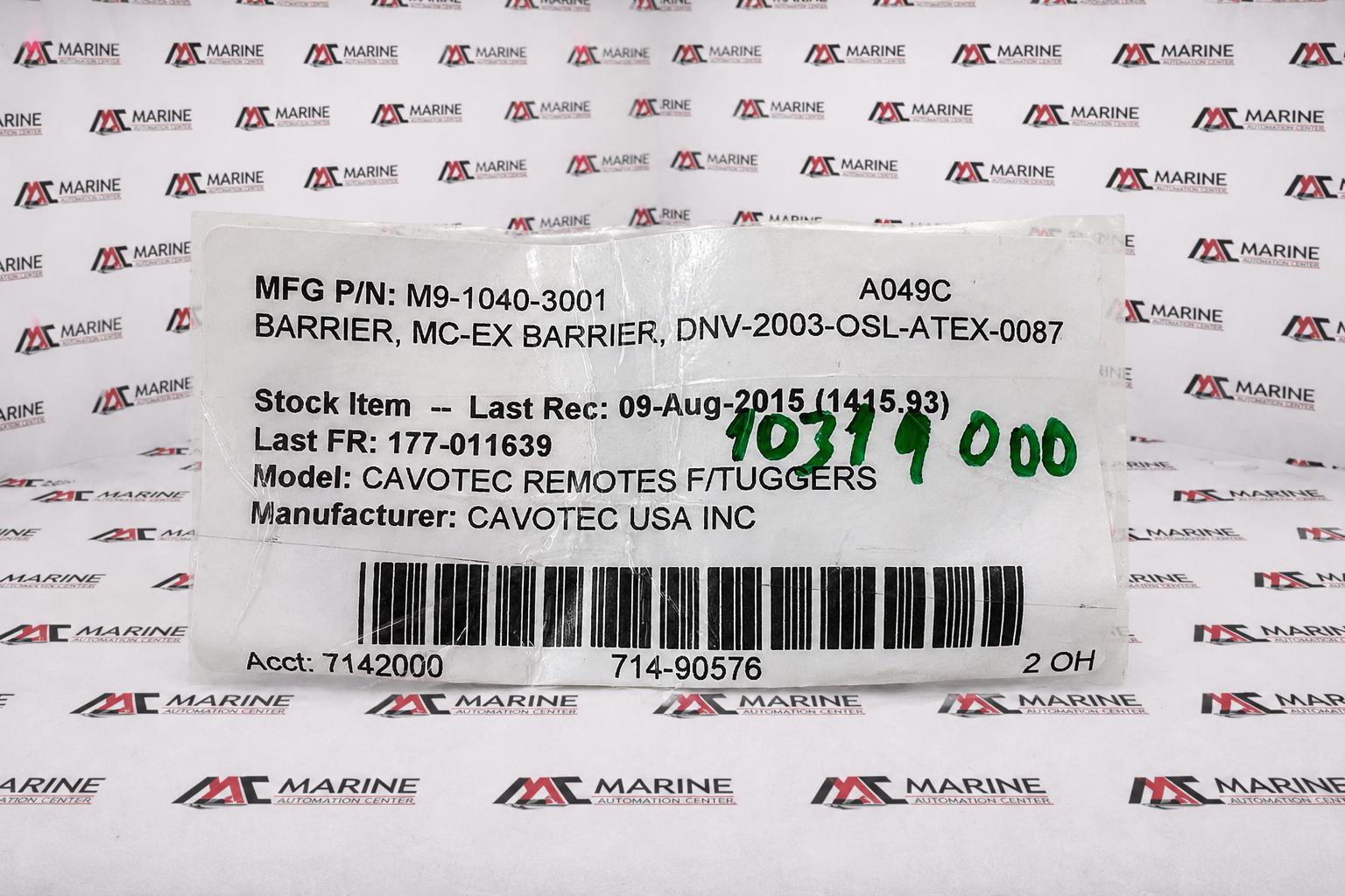 Cavotec Remotes F/Tuggers MC-EX Barrier Module thumbnail