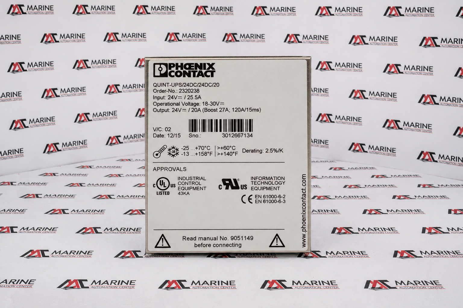 Phoenix Contact QUINT-UPS/24DC/24DC/20 Uninterruptible Power Supply thumbnail