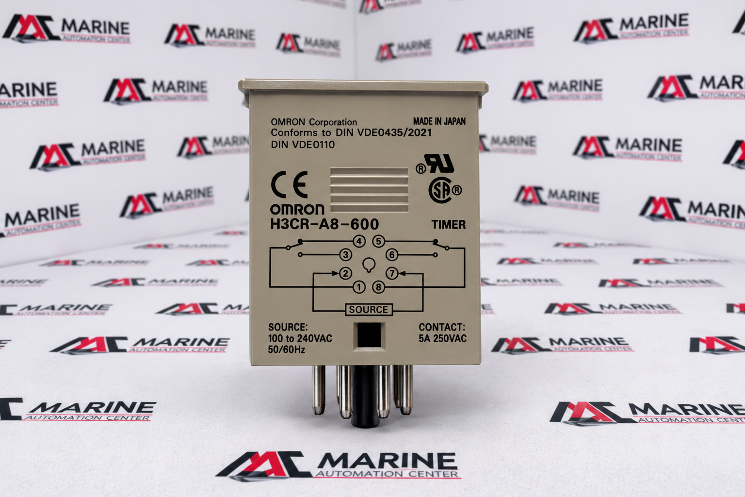 Omron Timer Relay H3CR-A8-600 thumbnail