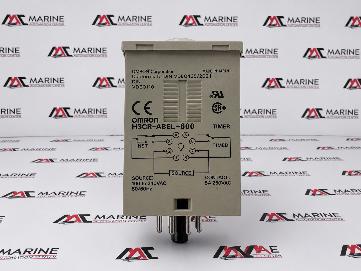 Omron Timer Relay H3CR-A8EL-600 thumbnail