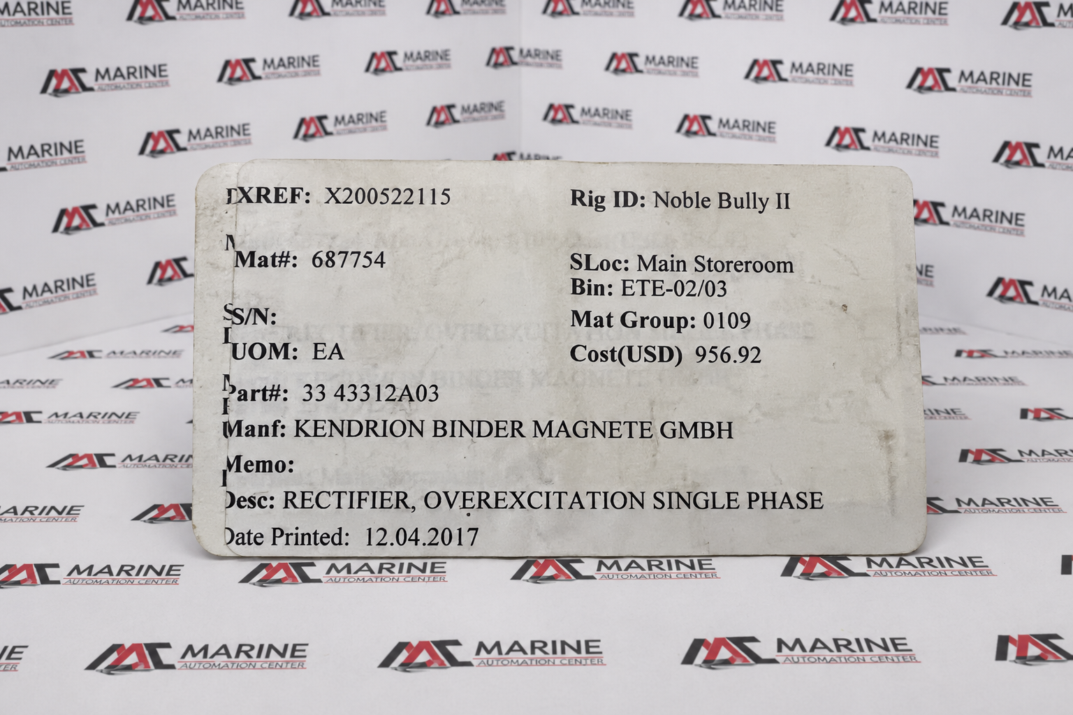 Kendrion Binder Magnete Single Phase Overexcitation Rectifier thumbnail