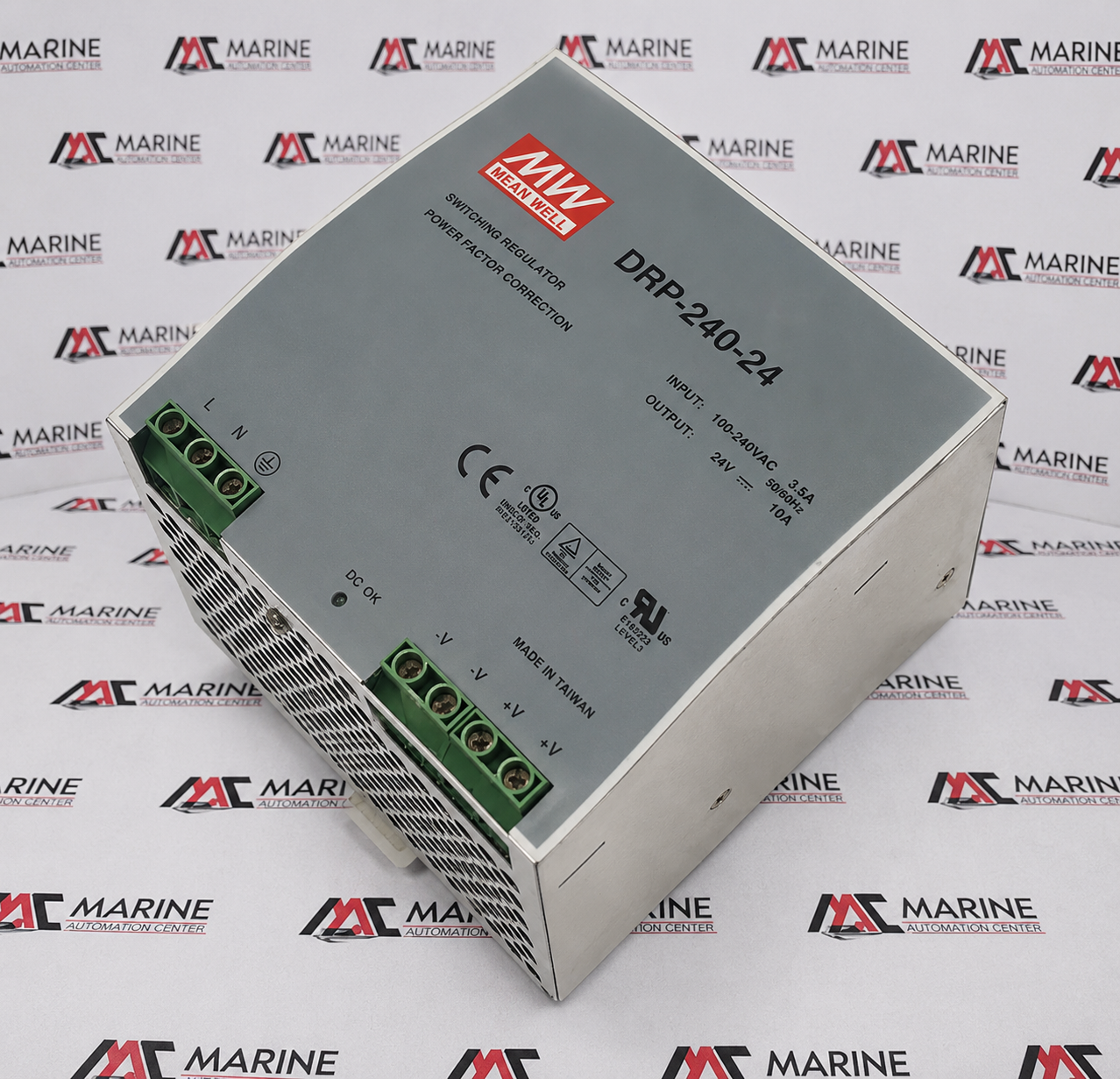 Mean Well / KONGSBERG MARITIME AS DRP-240-24 Industrial DIN Rail Power Supply