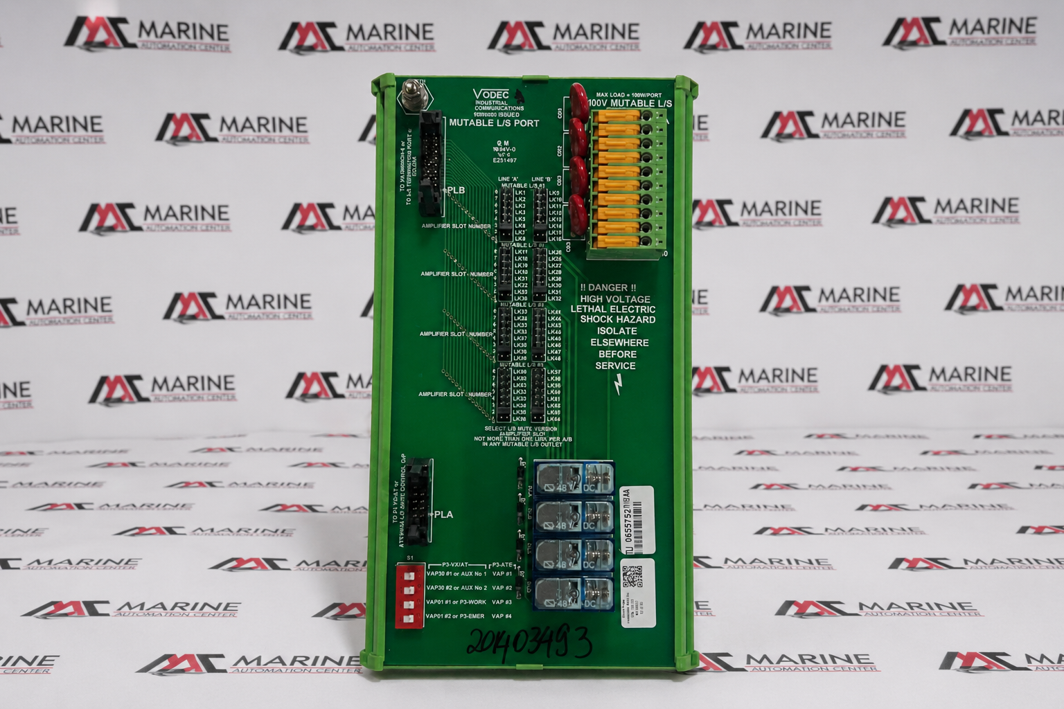 BARTEC VODEC Loudspeaker Mute Port Mutable L/S Port thumbnail