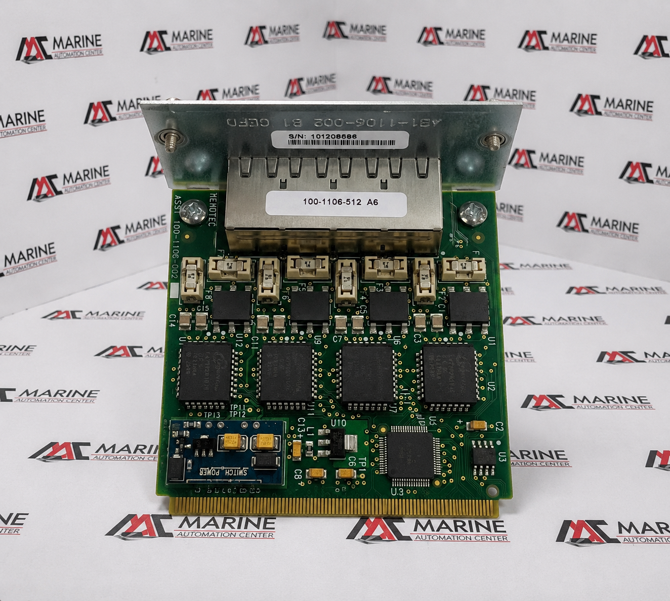 MEMOTEC Telecommunication Interface Module 100-1106-512 A6
