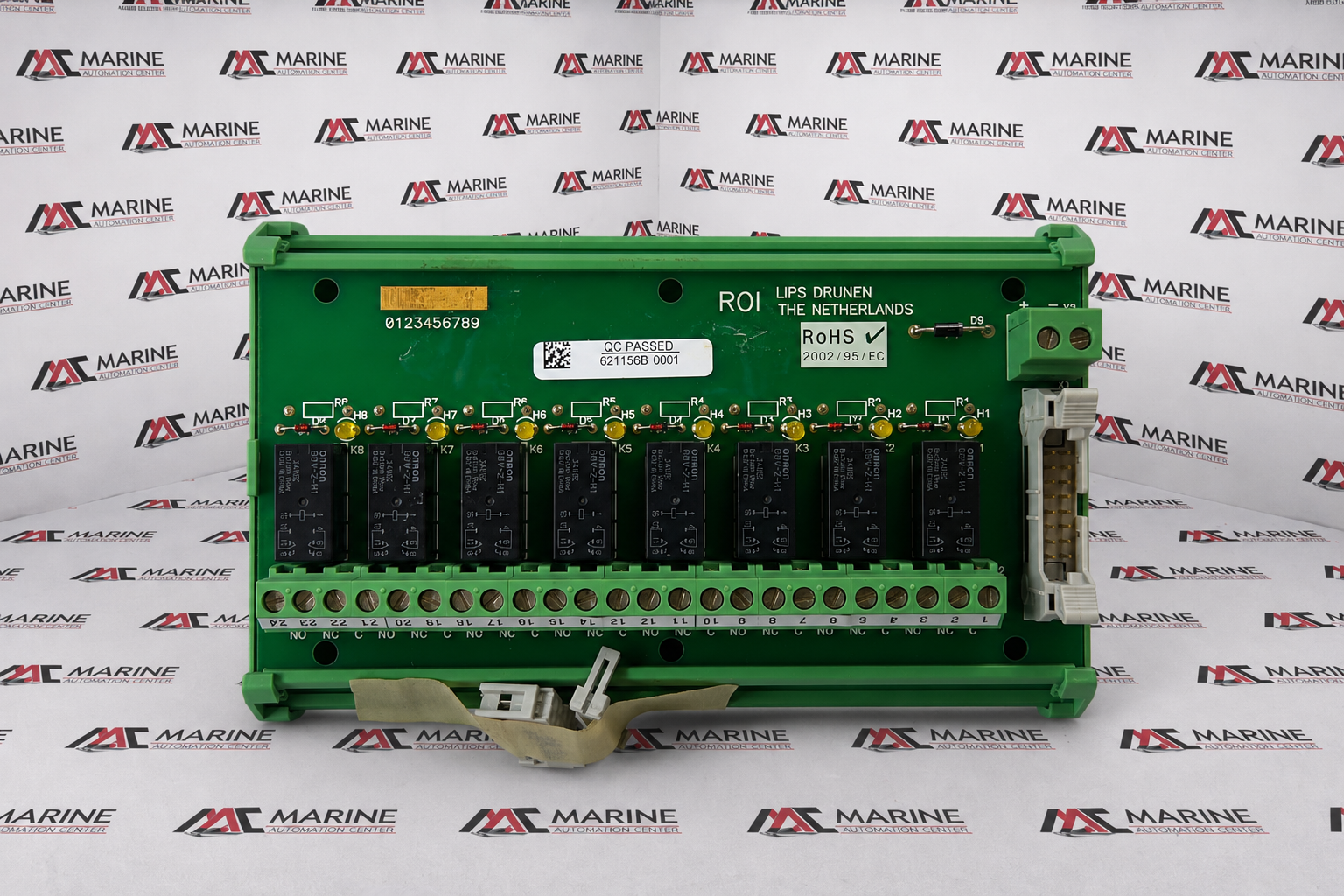 Roi Lips Drunen 621156B 0001 8-Channel Relay Board