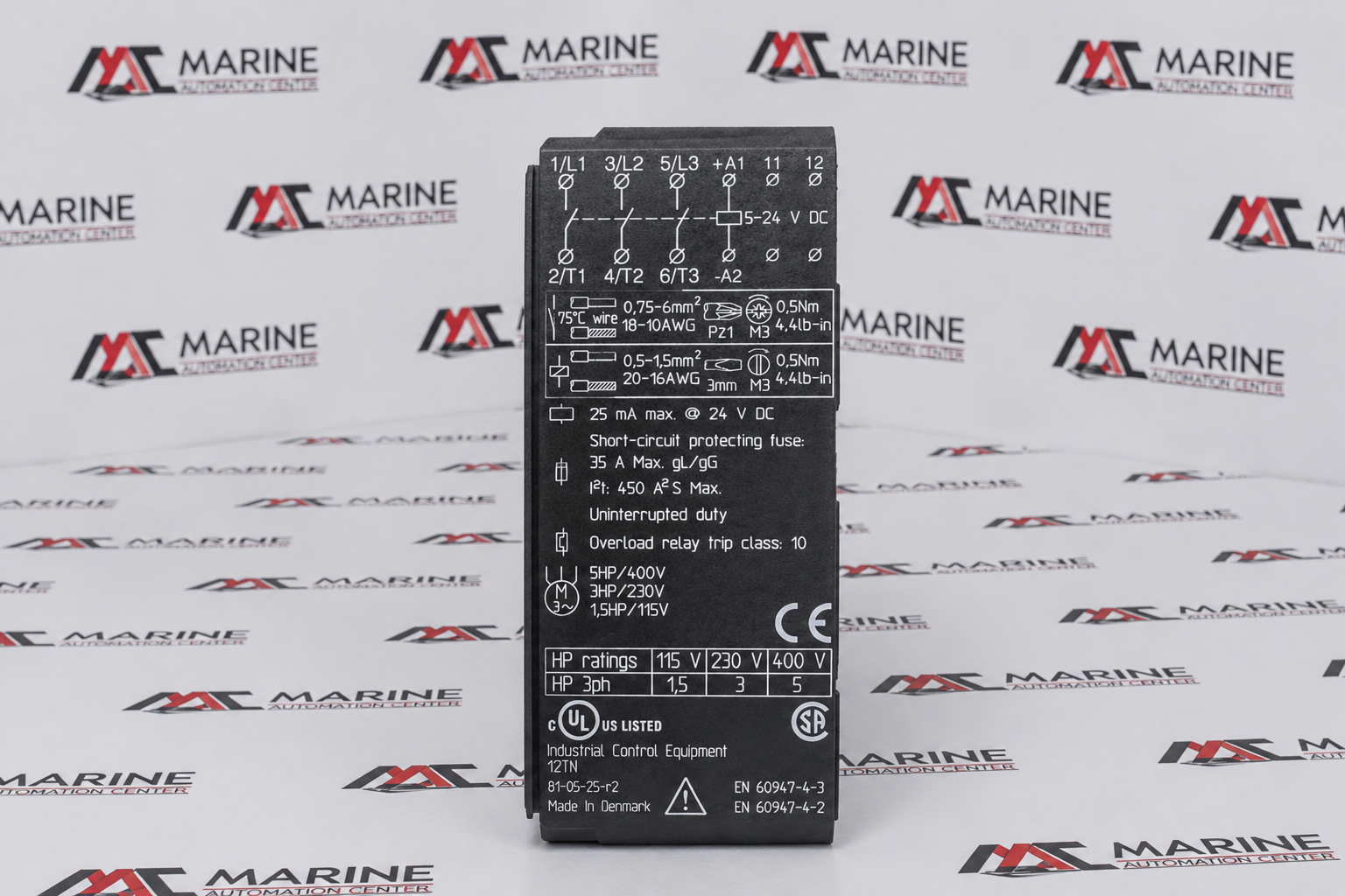 IC Electronic A/S AC Semiconductor Three Phase Contactor P-Line