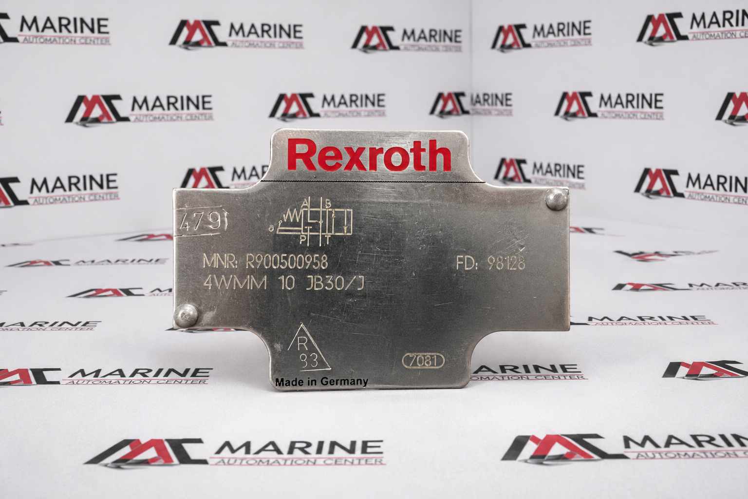 REXROTH Manual Lever Operated 4/2-Way Hydraulic Directional Control Valve 4WMM 10 JB30/J