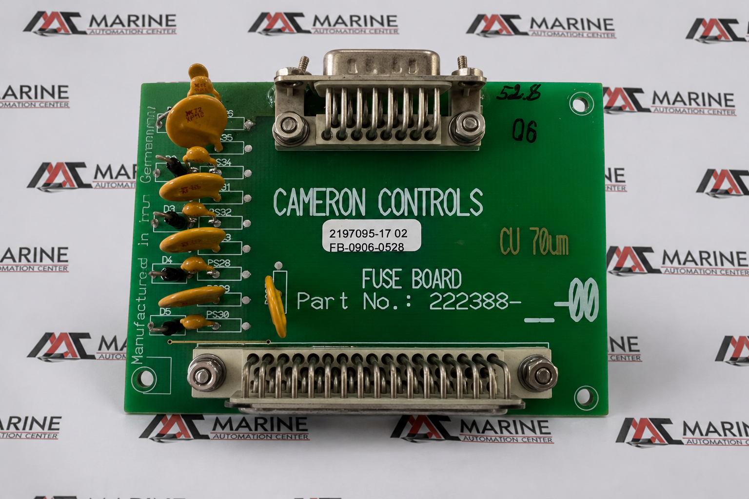 Cameron Controls Fuse Board 2197095-17 02 thumbnail