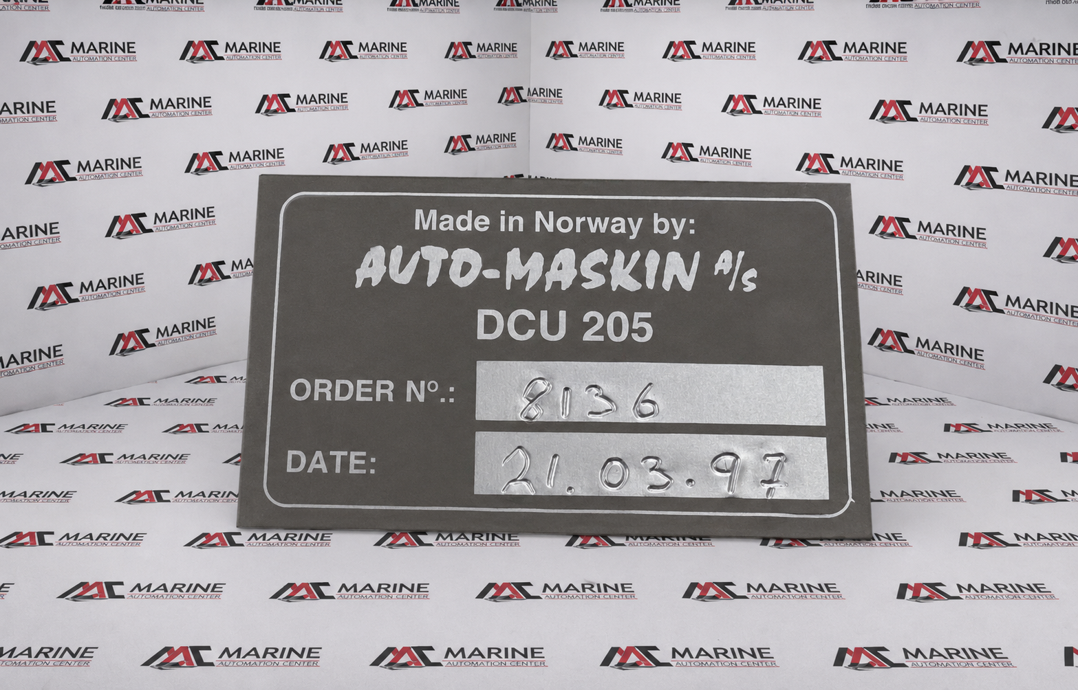 AUTO-MASKIN  Diesel Engine Control Unit  DCU 205