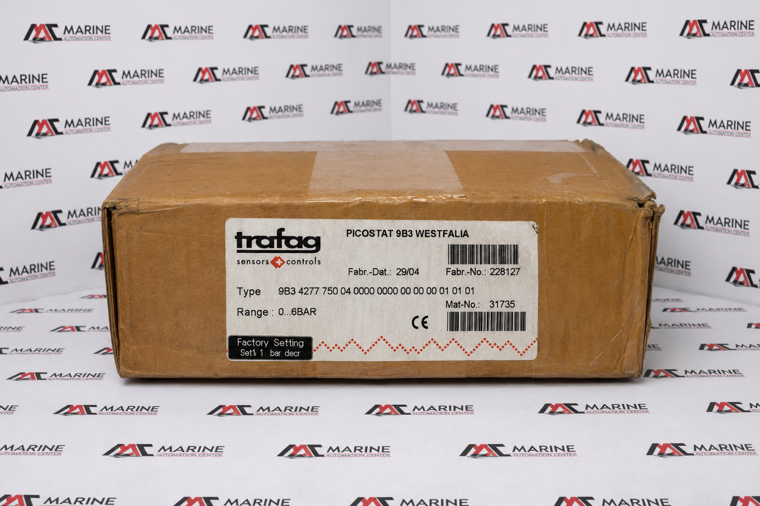 Trafag Sensors & Controls Mechanical Pressure Switch 9B3.4277