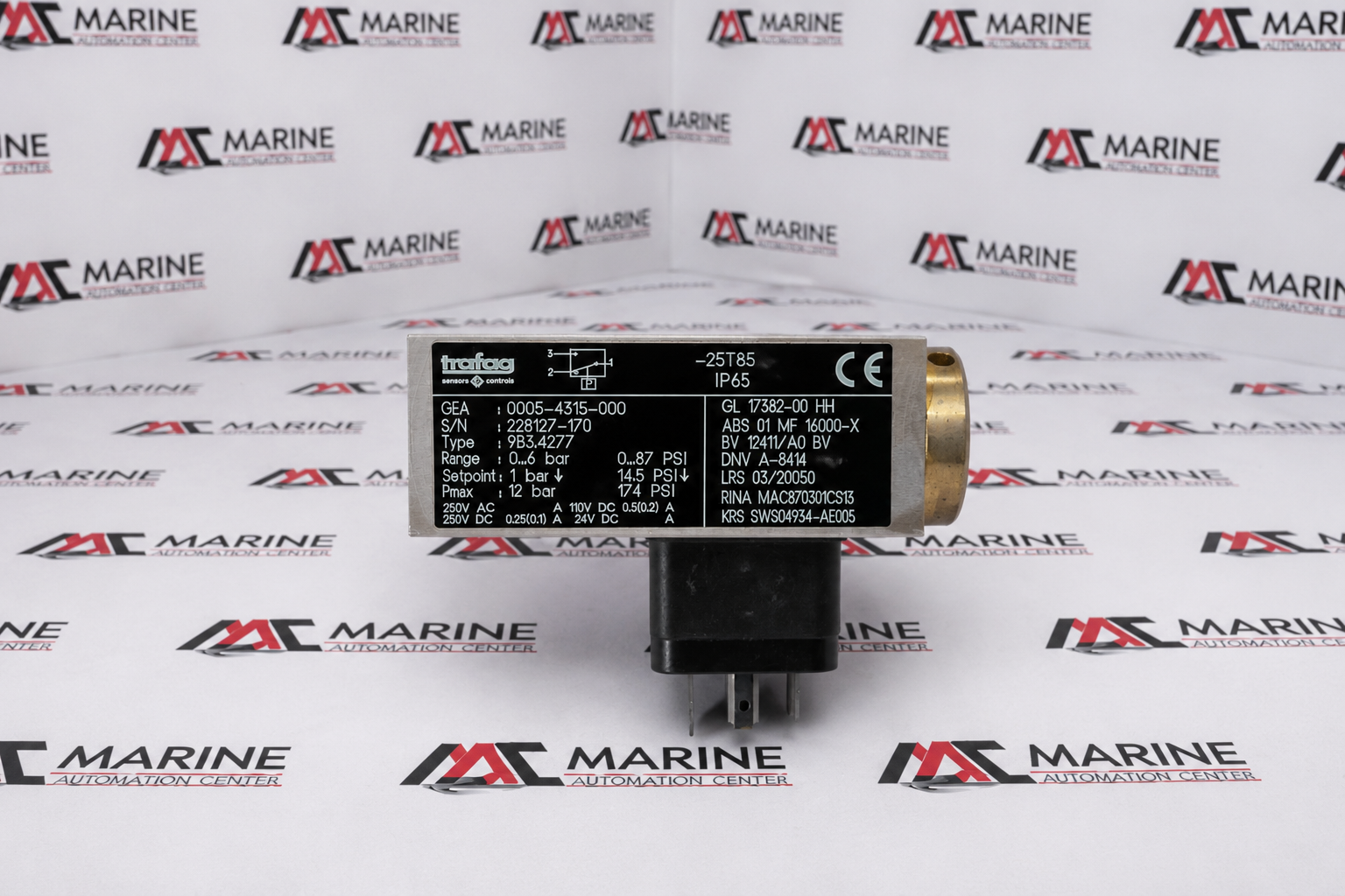 Trafag Sensors & Controls Mechanical Pressure Switch 9B3.4277 thumbnail