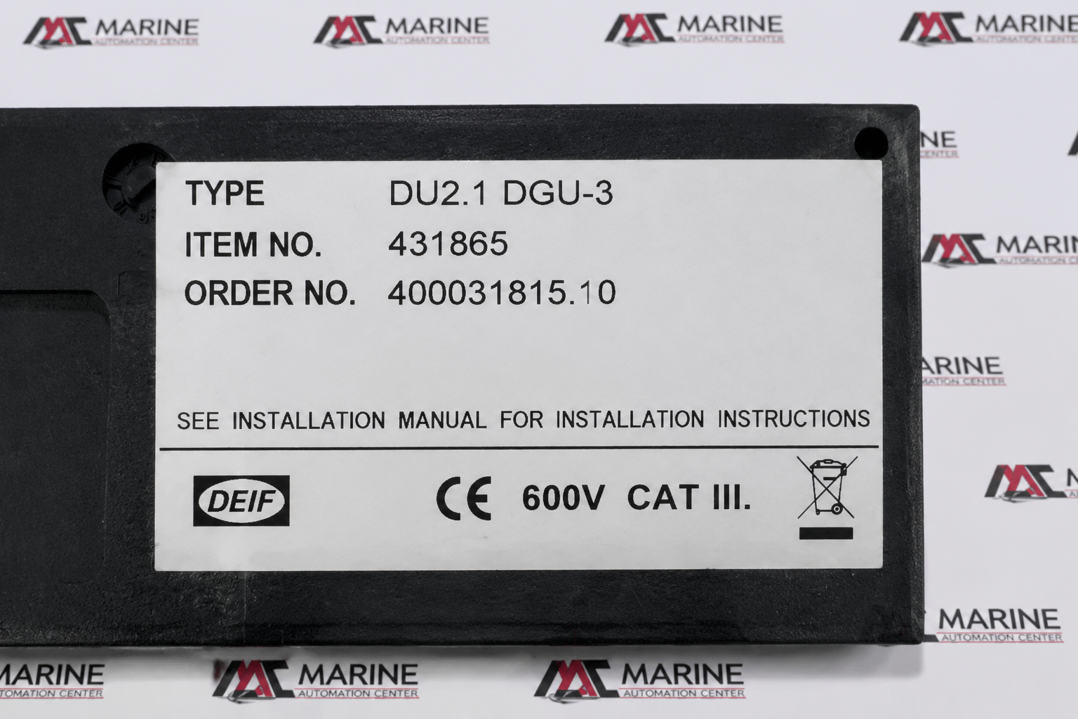 DEIF Delomatic 4 DU2.1 DGU-3 Display Unit thumbnail