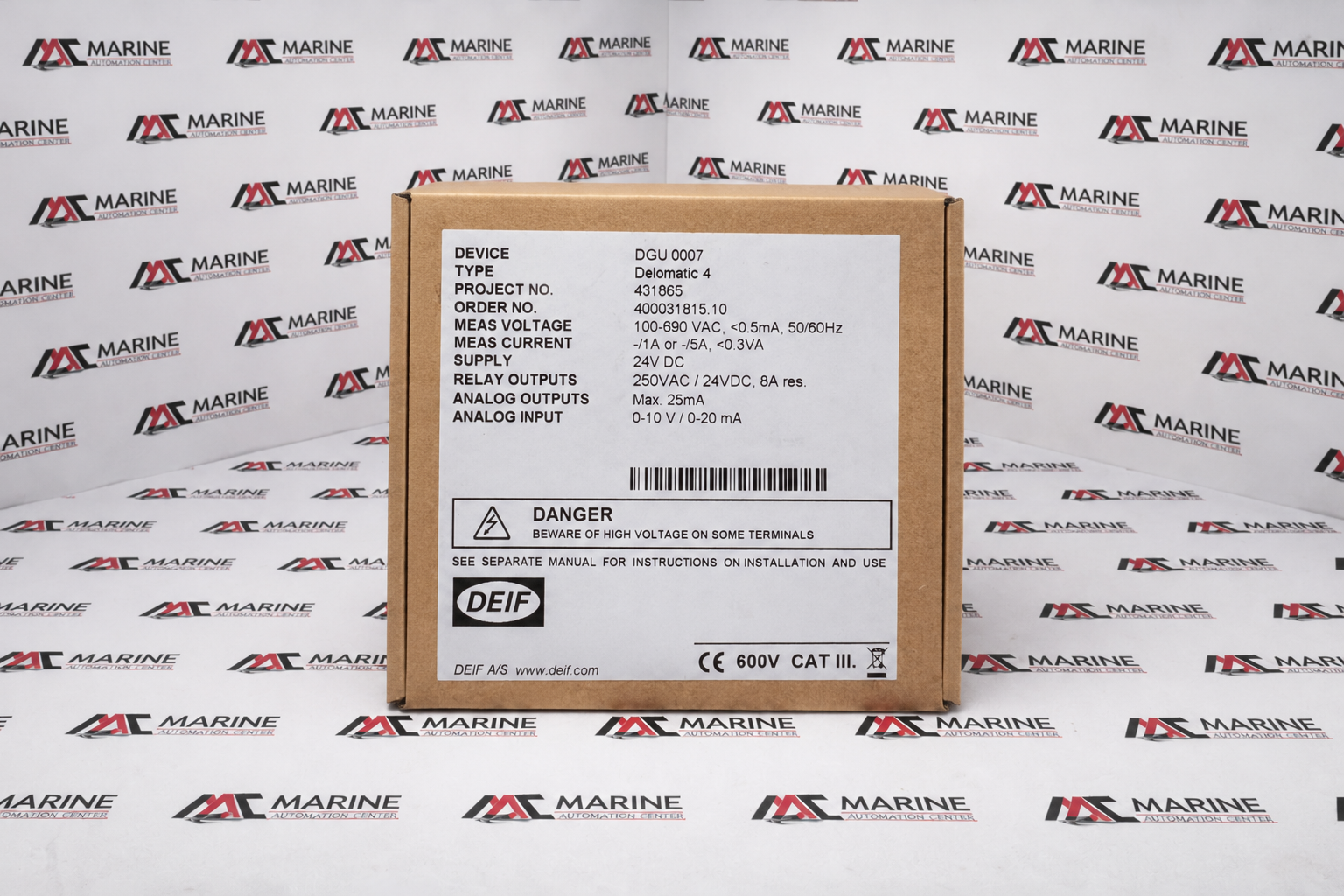 DEIF Delomatic 4 DGU 0007 Generator Control Module thumbnail