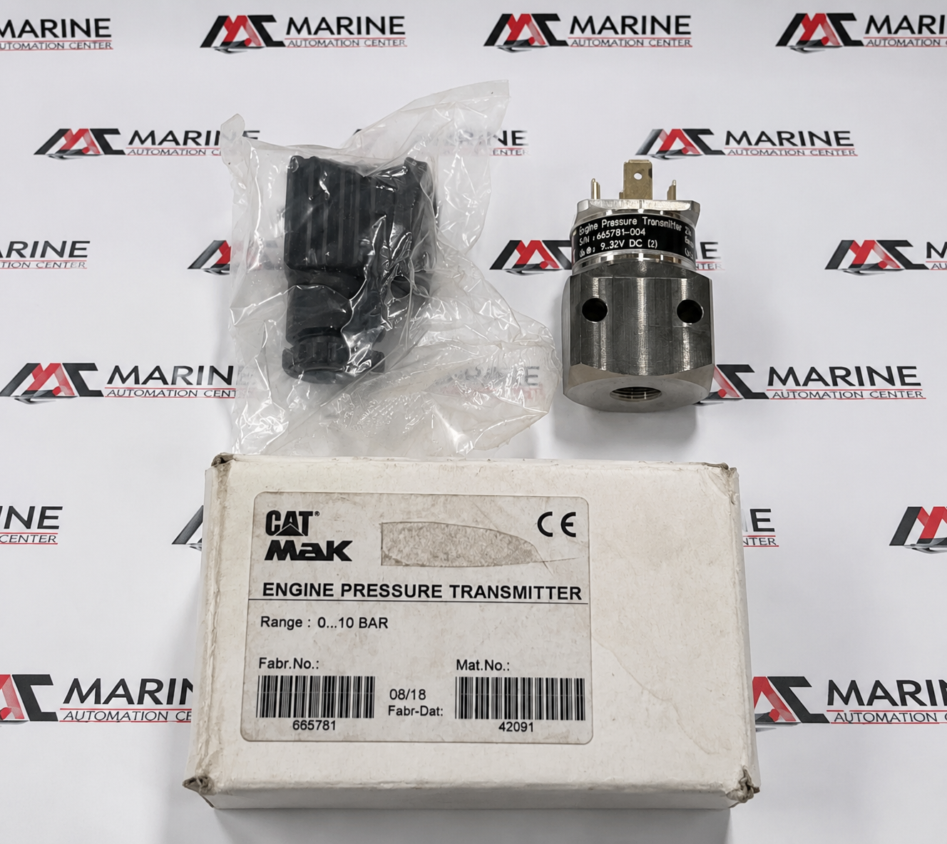CAT MaK 0006-932500-43 Engine Pressure Transmitter